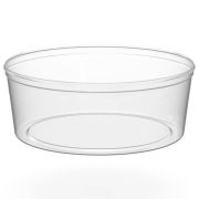 Банка высокая под пресервы «плошка» без крыш. круглая 700мл D=140мм цвет прозр. (х350)