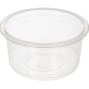 Контейнер под запайку без крыш. круглый ПП ПР-МС-502 D=135мм Выс:60мм цвет прозр. Протэк (х560)