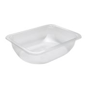 Контейнер под запайку Лоток без крышки прямоугольный ПП ПР-Л, 187x137x38мм цвет Прозрачный Протэк (х504)