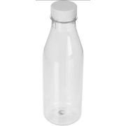 Бутылка ПЭТ с шир. горл. с крыш. ЕП 0.5л D=38мм цвет прозр. (х100)