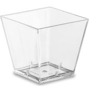 Чашка «Квадрат» ПС 5037 ПС 47х47х45мм цвет прозр. 60мл ОЗЛП/ВЗЛП (х20/240)