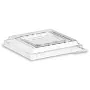Крышка для чашки «Пагода» квадрат. 5032/1 цвет прозр. ОЗЛП/ВЗЛП (х25/500)