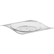 Блюдце «Форма» (волна) ПС 5003, 10мл 80x66x8мм цвет Прозрачный ОЗЛП/ВЗЛП (х50/500)
