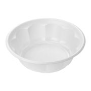 Тарелка (креманка «Ромашка») бессекционная глубокая ПС D=115мм 250мл цвет Белый Атлас (х100/3000)