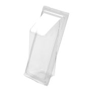 Контейнер с совмещ. крыш. прямоуг. (ролл) ПЭТ 160х70х49мм цвет прозр. (х864)