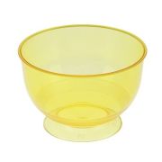 Креманка (Кристалл) ПС D=95мм цвет Желтый 200мл Ассорти (х16/192)