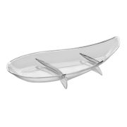 Блюдце «Запятая» 5015 120х60х10мм цвет прозр. ОЗЛП/ВЗЛП (х50/500)