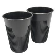 Стакан для гор напитков «зимний» ПП 1034ч D=90мм цвет Черный 350мл ОЗЛП/ВЗЛП (х10/200)