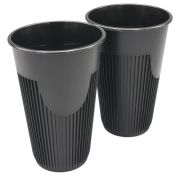 Стакан для гор напитков «зимний» ПП 1035ч D=90мм цвет Черный 450мл ОЗЛП/ВЗЛП (х8/160)