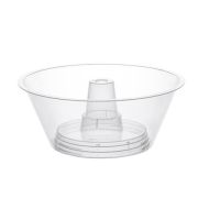 Снек-тарелка на стаканы Bubble cup (90 мм) ПП 1039П D=165мм Выс:65мм цвет прозр. 700мл ОЗЛП/ВЗЛП (х1/168)