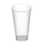 Стакан Bubble cup/шейкер квадратное дно глянцевый ПП 1028ГП D=90мм цвет прозр. 500мл (25г) ОЗЛП/ВЗЛП (х1/432) [упаковка]