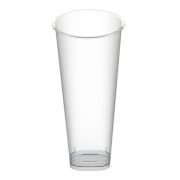 Стакан Bubble cup/шейкер квадратное дно глянцевый ПП 1029ГП D=90мм цвет прозр. 650мл (25г) ОЗЛП/ВЗЛП (х1/240)