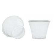 Стакан «шейкер» ПЭТ D=95мм цвет прозр. 200мл УЮ (х50/1000)