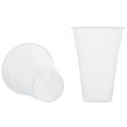 Стакан ПП цвет прозр. 330/400мл УЮ (х50/1000)