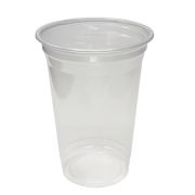Стакан «шейкер» ПЭТ D=95мм цвет прозр. 400мл Юнифол (х50/1000)