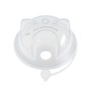 Крышка купольная CAT (ушки) с питейником D=90мм цвет прозр. СП (х45/900)