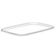 Крышка к банке под пресервы прямоуг. ПП для 200, 500, 1000мл 184х124мм цвет прозр. Перинт (х300)