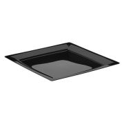 Тарелка плоская квадрат. ПС 2001 172х172х10мм цвет Черный ОЗЛП/ВЗЛП (х90)