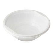 Тарелка суповая ПП 475/500мл цвет Белый Диапазон (х50/1000)