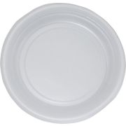 Тарелка бессекционная десертная «Идеал» ПС D=170мм цвет Белый (4г) Атлас (х100/2700)