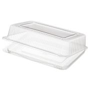 Контейнер с совмещ. крыш. прямоуг. БОПС РК-25(М)(Т) 0,8кг 240х161х60мм цвет прозр. Комус (х1/160)