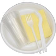 Набор одноразовой посуды «Дачник» на 6 персон Идеал Атлас (х1/32)