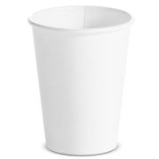 Стакан бумажный 1сл. SP9, 200/260мл цвет Белый (240+20) Для горячих напитков (х50/1000)