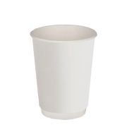 Стакан бумажный 2сл. DW12, 300/355мл цвет Белый Для горячих напитков СкандиПакк (х25/600)