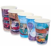 Стакан бумажный 2сл. DW16, 400/473мл «Биг Сити Лайф» (выборочный микс дизайнов) (х18/360)