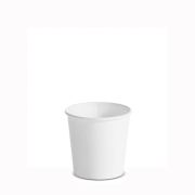 Стакан бумажный 1сл. SP4, 100/118мл цвет Белый Для горячих напитков СкандиПакк (х50/500)