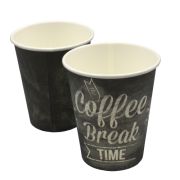 Стакан бумажный 1сл. SP9, 200/260мл «Кофе брейк лайт» (190+15) Для горячих напитков (х50/1000)