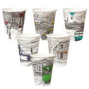 Стакан бумажный 1сл. SP12, 300/355мл «Биг Сити Лайф» (х50/1000) (выборочный микс дизайнов)