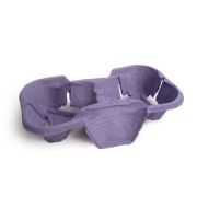 Держатель для 2х стаканов цвет фиолет. Пульперкартон СОЭМЗ (х10/150)