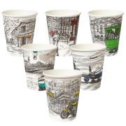 Стакан бумажный 1сл. SP9S 200/260мл «Биг Сити Лайф» (выборочный микс дизайнов) (х50/1000)