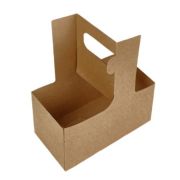 Держатель-подстаканник для 2х стаканов цвет Крафт DoECO (х50/350)