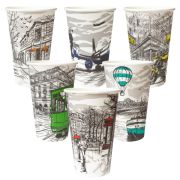 Стакан бумажный 1сл. SP16, 400/473мл «Биг Сити Лайф» (х50/1000) (выборочный микс дизайнов)