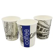 Стакан бумажный 1сл. SP9S 200/260мл «Сити» (230+15) (х50/1000)