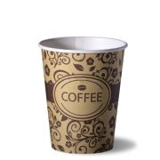 Стакан бумажный 1сл. SP9, 200/260мл «Узор» (230+15) Для горячих напитков (х50/1000)