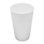 Стакан бумажный 2сл. DW16, 400/473мл цвет Белый Для горячих напитков (х20/400)