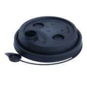 Крышка матовая D=80мм TL80 Закрыв. носик цвет Черный СП (х50/1000)