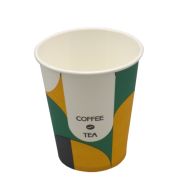 Стакан бумажный 1сл. SP9S 200/260мл «Кофе-чай» (230+15) (х50/1000)
