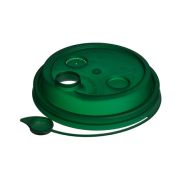 Крышка матовая D=90мм TL90 Закрыв. носик ПП цвет Темно-зеленый СП (х50/1000)