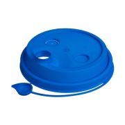 Крышка матовая D=90мм TL90 Закрыв. носик ПП цвет синий СП (х50/1000)
