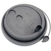 Крышка матовая D=90мм TL90 Закрыв. носик ПП цвет Черный ОЗЛП/ВЗЛП (х50/1000)