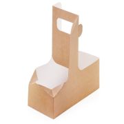 Держатель-подстаканник для 2х стаканов цвет Крафт OSQ (х500)