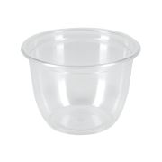 Контейнер без крыш. круглый «англ» ПЭТ СпК-95, 250мл D=95мм Выс:65мм цвет прозр. СТП (х50/1000)