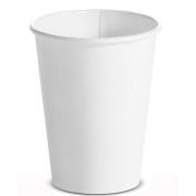 Стакан бумажный 1сл. SP12, 300/355мл цвет Белый (240+18) Для горячих напитков Диапазон (х50/1000)