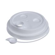 Крышка матовая D=80мм TL80, Закрыв. носик ПП цвет Белый (х50/1000)