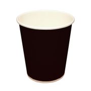 Стакан бумажный 2сл. DW12, 300/355мл цвет Черный Гладкий Для горячих напитков СкандиПакк (х25/600)