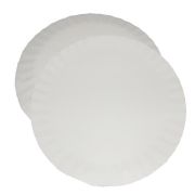 Тарелка бумажная D=230мм цвет Белый (Т) (х100/800)